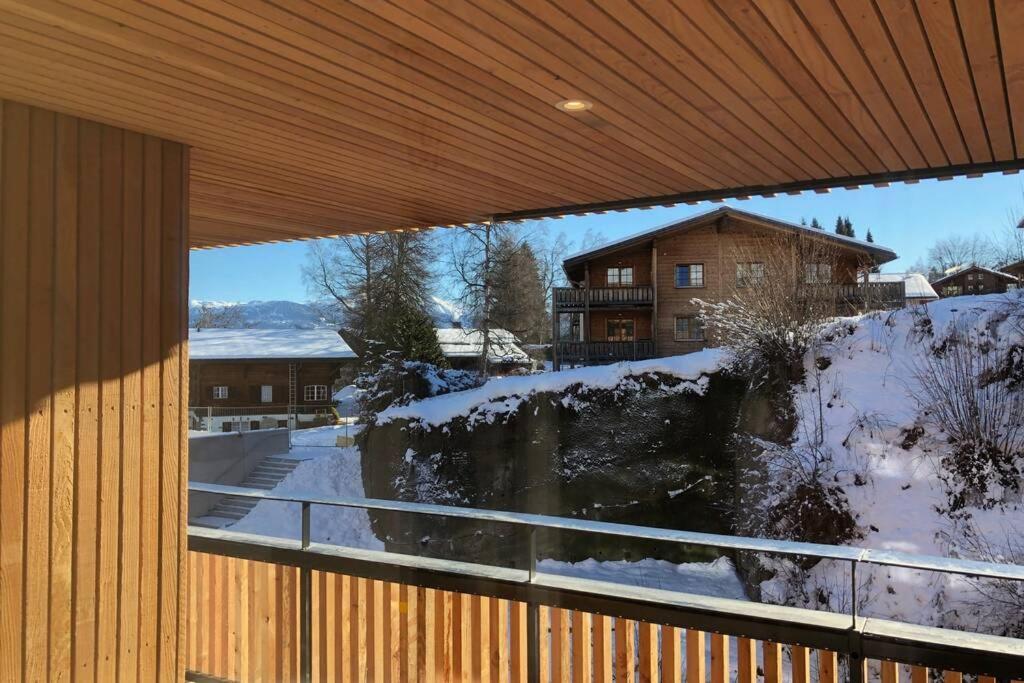 Beautiful Sunny New 1 Bed Apt  Flims Exterior foto
