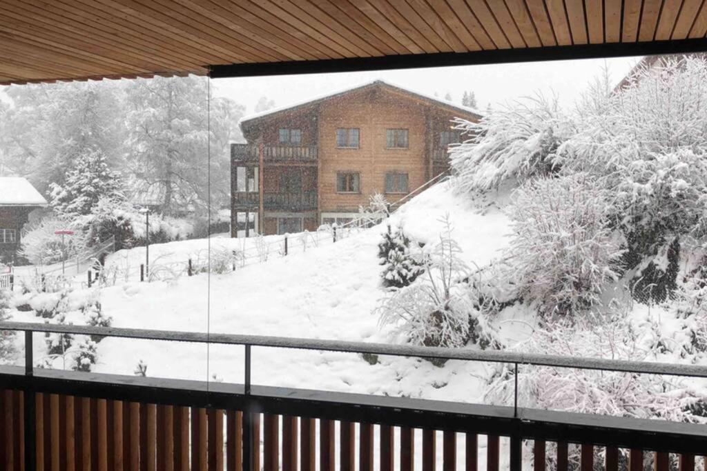Beautiful Sunny New 1 Bed Apt  Flims Exterior foto