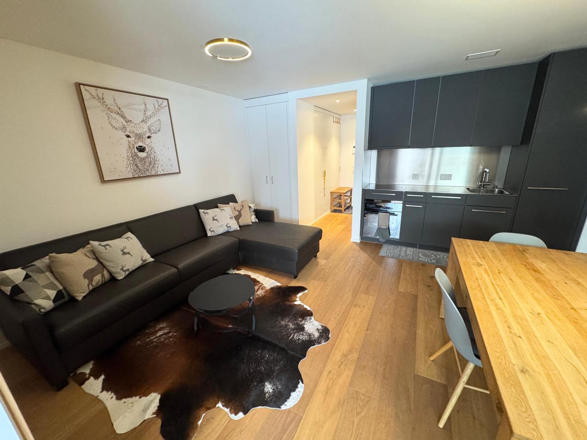 Beautiful Sunny New 1 Bed Apt  Flims Exterior foto